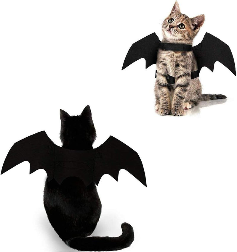 Cat Halloween Costume Bat Wing Pet Apparel for Small Dog Puppy Kitty
