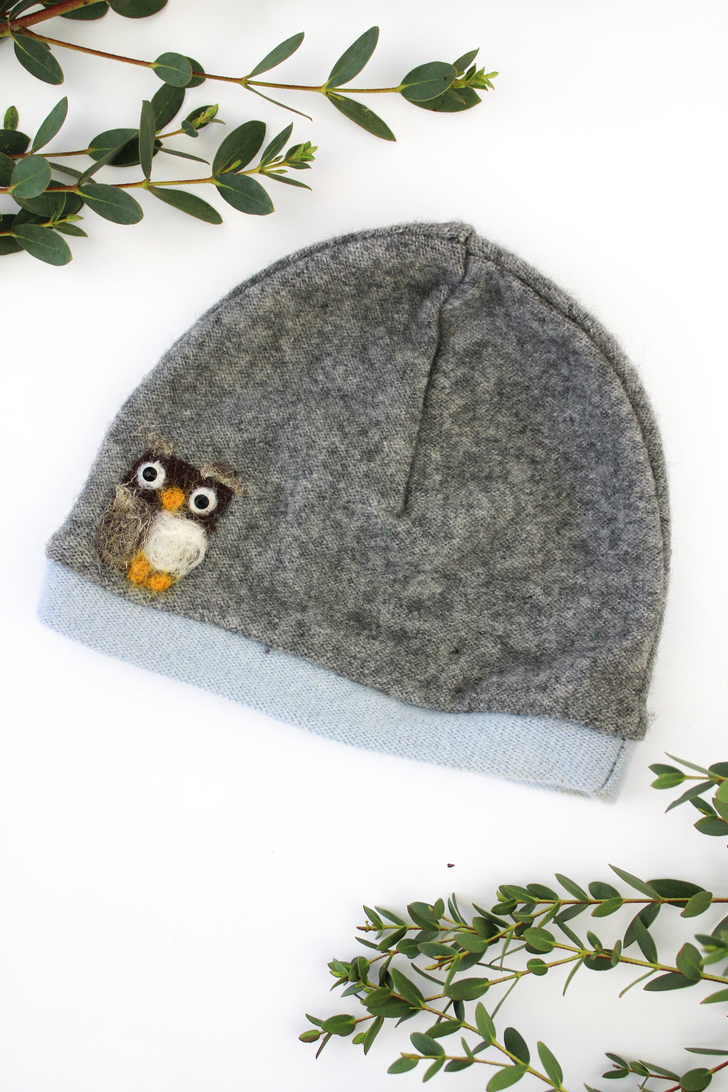 Owl Cashmere Hat - Baby - BIG FRENCHIES