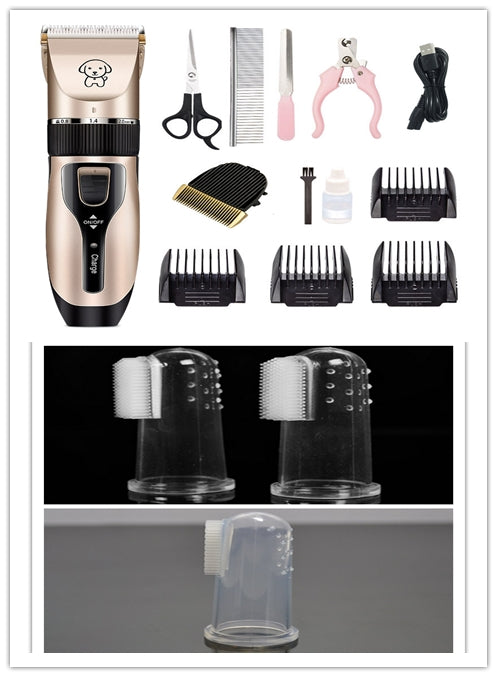 Professional Low Noise Pet Hair Clipper Easy Grooming For Dogs & Cats
