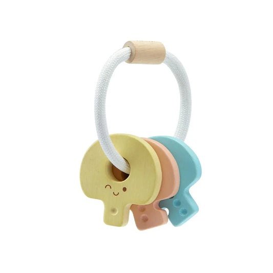 Baby Key Rattle - Pastel - BIG FRENCHIES