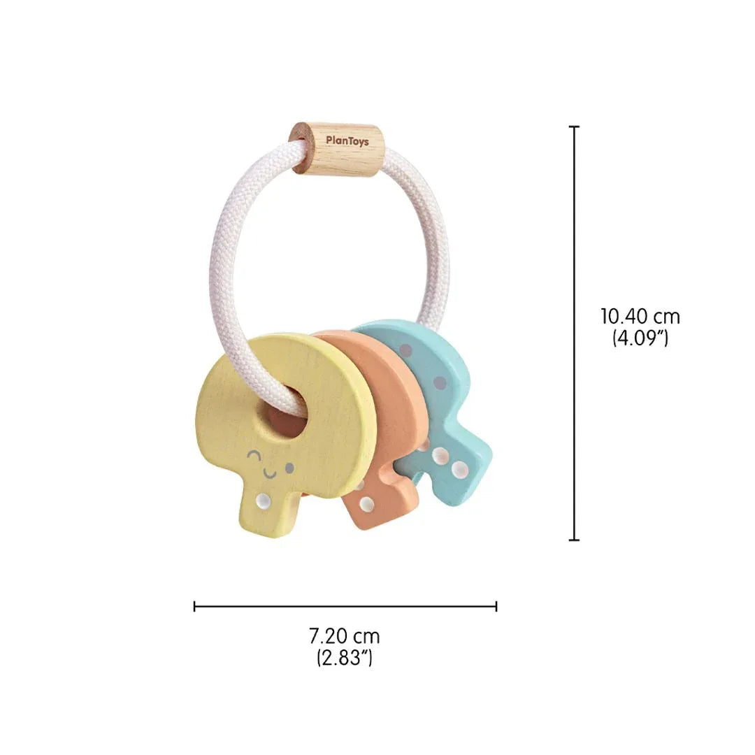 Baby Key Rattle - Pastel - BIG FRENCHIES