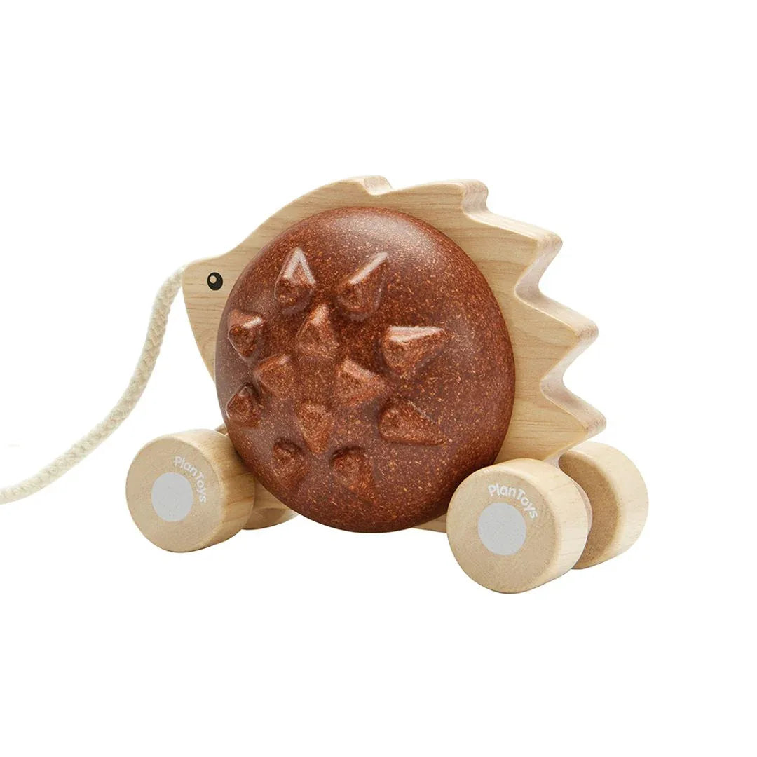 Pull-Along Hedgehog - Brown - BIG FRENCHIES