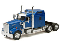 Kenworth W900 Truck Tractor Blue Metallic 1/32 Diecast Model by New Ray