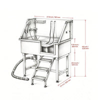 Stainless Steel Dog Washing Station
