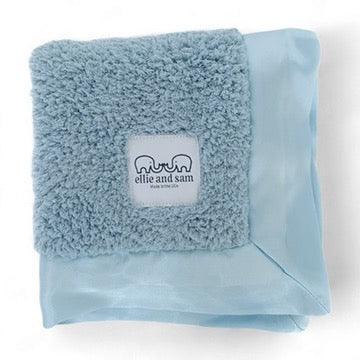 Classic Satin Border Lovey - Powder Blue - BIG FRENCHIES