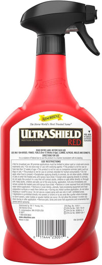 Absorbine UltraShield Red Insect Repellent Horse Livestock Spray 32 oz.