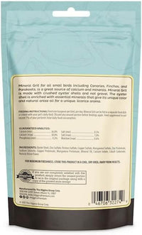 Higgins Mineral Grit Small Birds 6 oz. Calcium Canaries Finches Parakeets