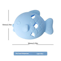 Fish-Shaped Dog Treat Dispenser Toy-Food-Grade Silicone Slow Feeder For Boredom Relief, Self-Entertainment & Pet Interac
