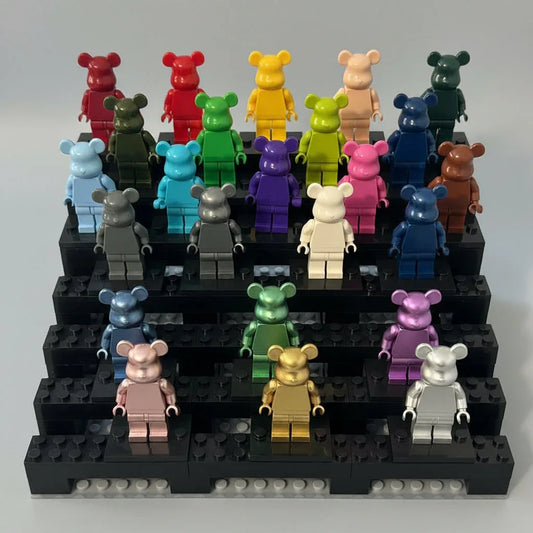 Bearbrick Monochrome Bear Minifigures – 20+ Vibrant Colors! - BIG FRENCHIES