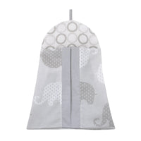 NoJo Dreamer Gray Elephant 8-Piece Nursery Crib Bedding Set - BIG FRENCHIES