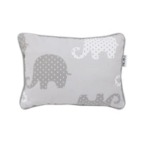 NoJo Dreamer Gray Elephant 8-Piece Nursery Crib Bedding Set - BIG FRENCHIES