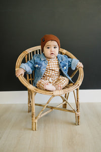 Brown Mebie Baby Beanie - BIG FRENCHIES