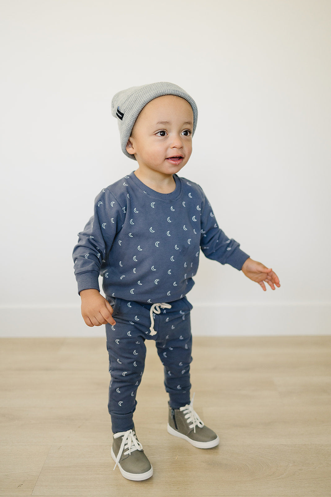 Light Grey Mebie Baby Beanie - BIG FRENCHIES