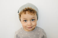 Light Grey Mebie Baby Beanie - BIG FRENCHIES