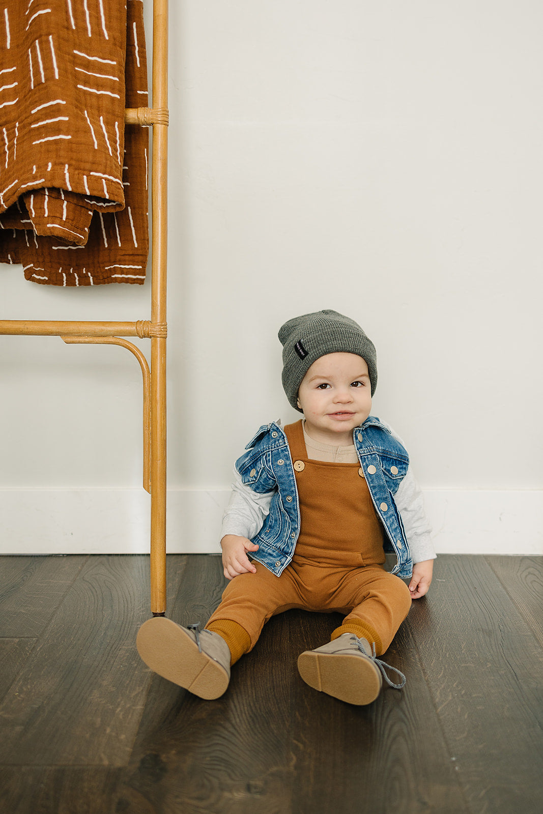 Dark Grey Mebie Baby Beanie - BIG FRENCHIES