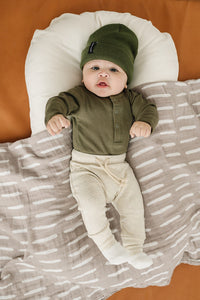 Green Mebie Baby Beanie - BIG FRENCHIES