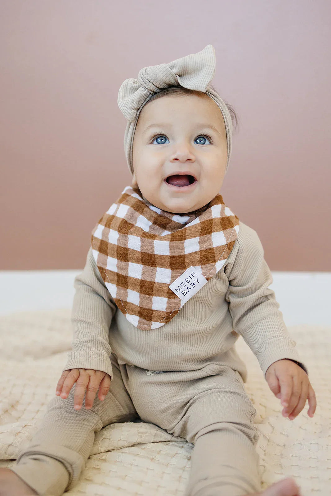 Gingham Muslin Bib - BIG FRENCHIES