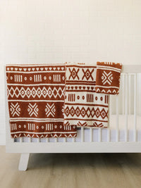 Rust Alpine Plush Blanket - BIG FRENCHIES