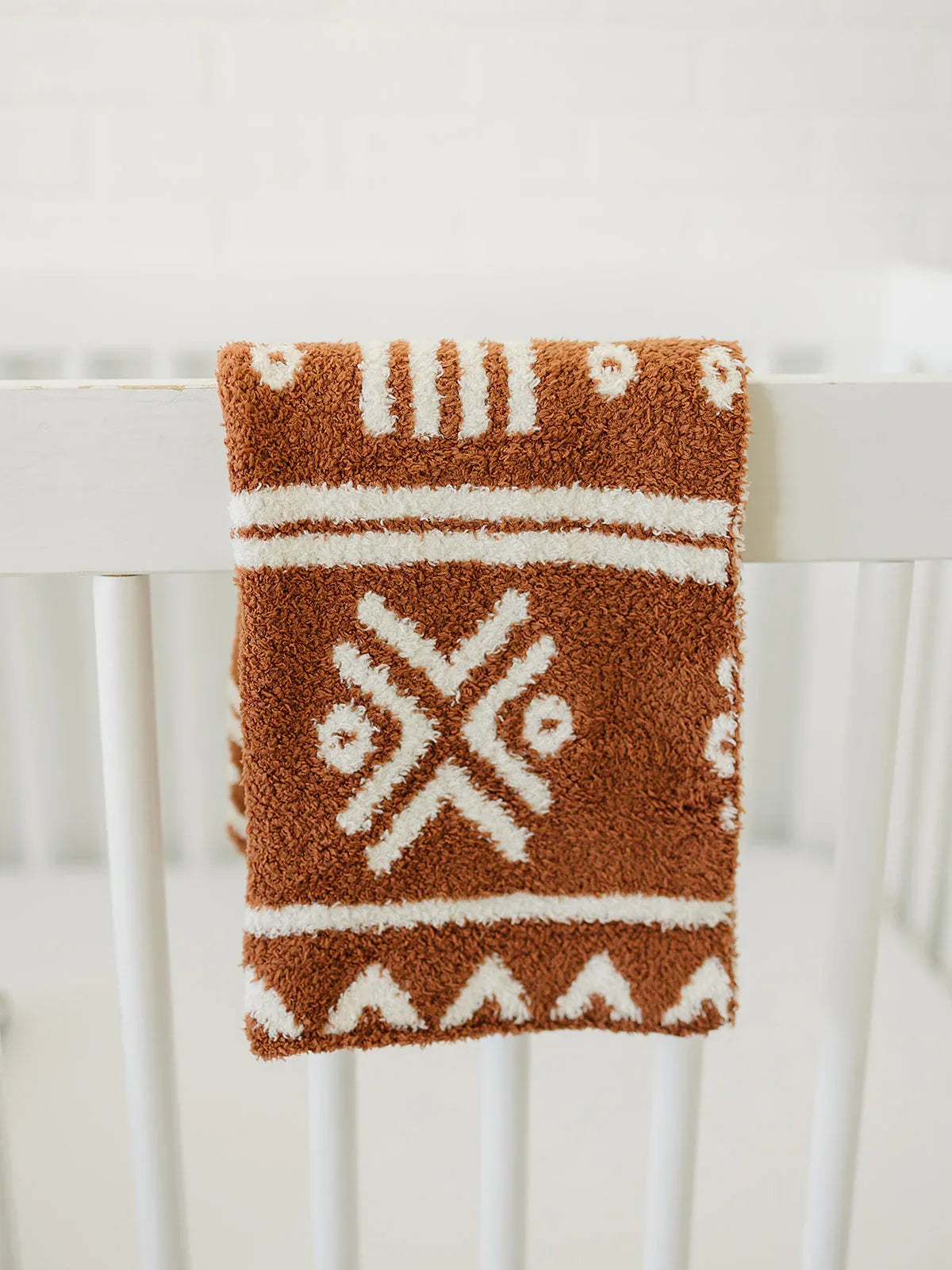 Rust Alpine Plush Blanket - BIG FRENCHIES