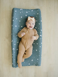 Night Sky Muslin Changing Pad Cover - BIG FRENCHIES