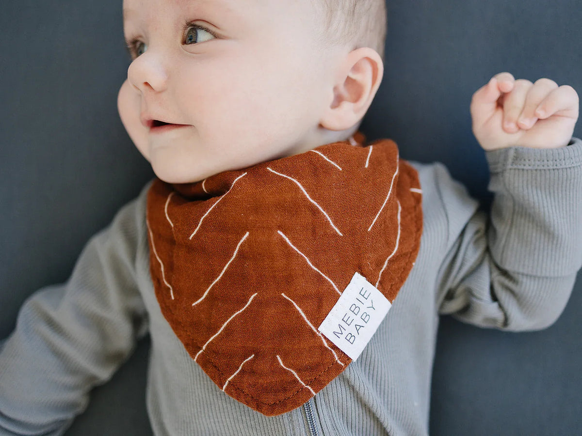 Rust Mudcloth Bib - BIG FRENCHIES