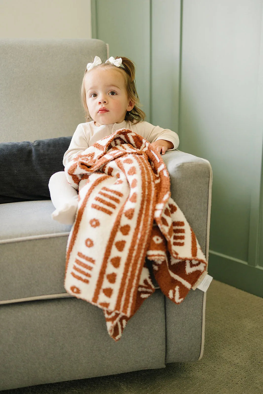 Rust Alpine Plush Blanket - BIG FRENCHIES