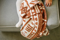 Rust Alpine Plush Blanket - BIG FRENCHIES