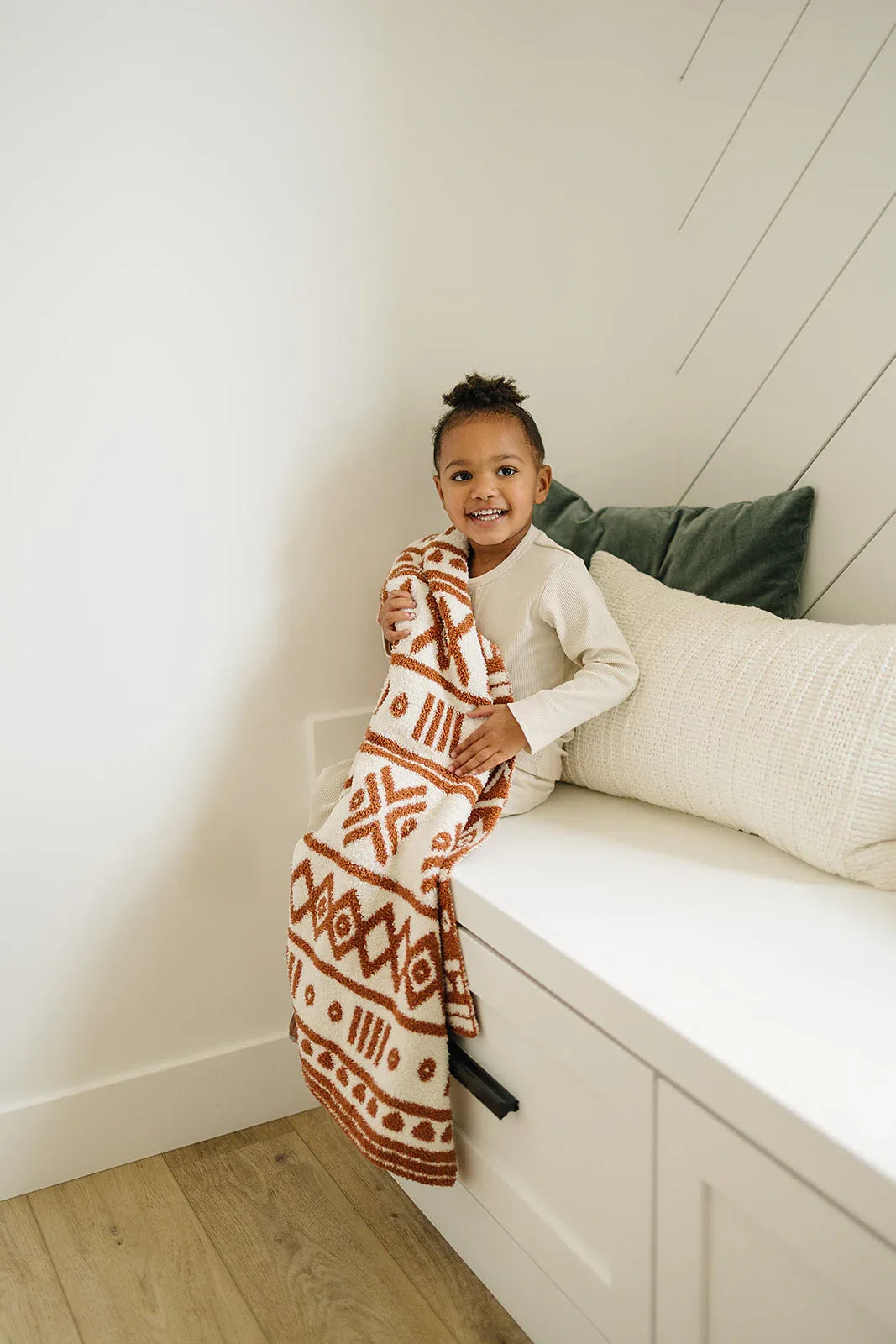 Rust Alpine Plush Blanket - BIG FRENCHIES