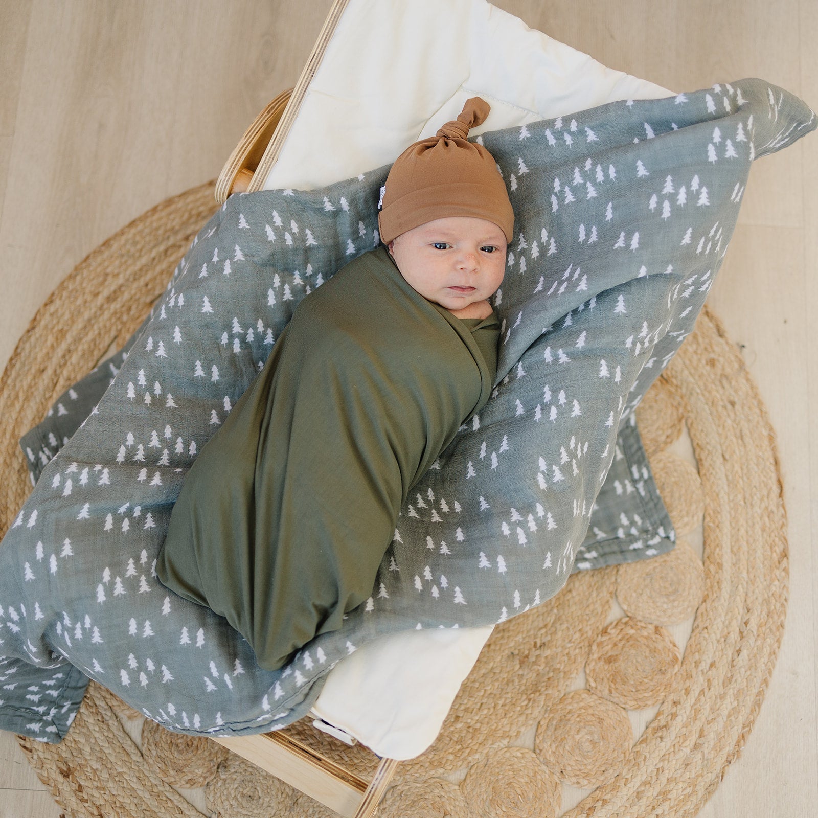 Mustard Bamboo Newborn Knot Hat - BIG FRENCHIES