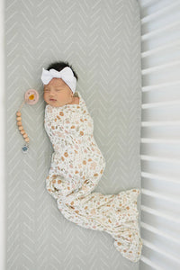 Desert Sage Muslin Crib Sheet - BIG FRENCHIES
