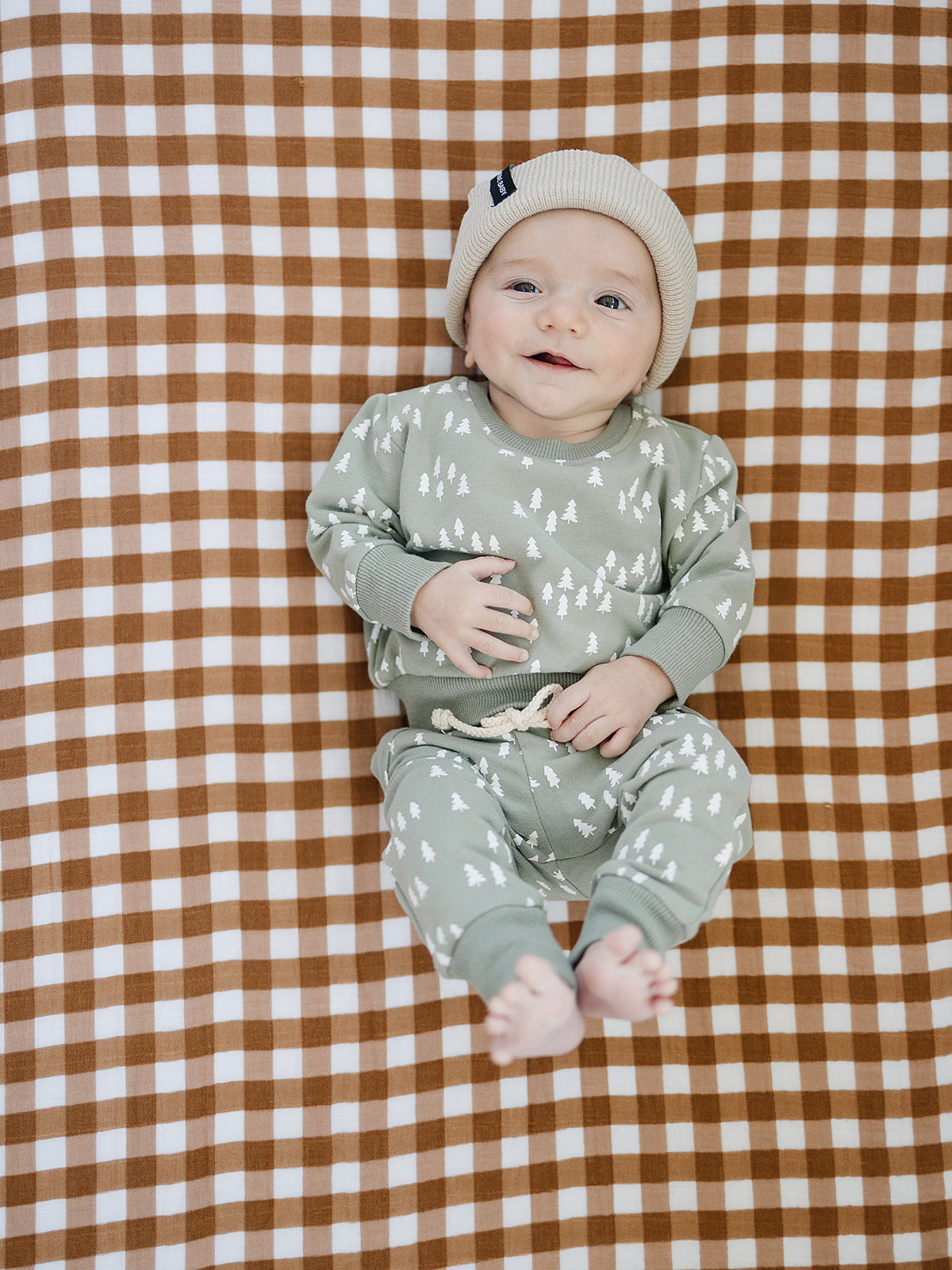 Oatmeal Mebie Baby Beanie - BIG FRENCHIES