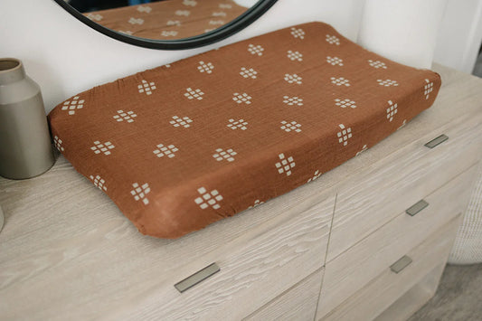 Chestnut Textiles Muslin Changing Pad Cover - BIG FRENCHIES