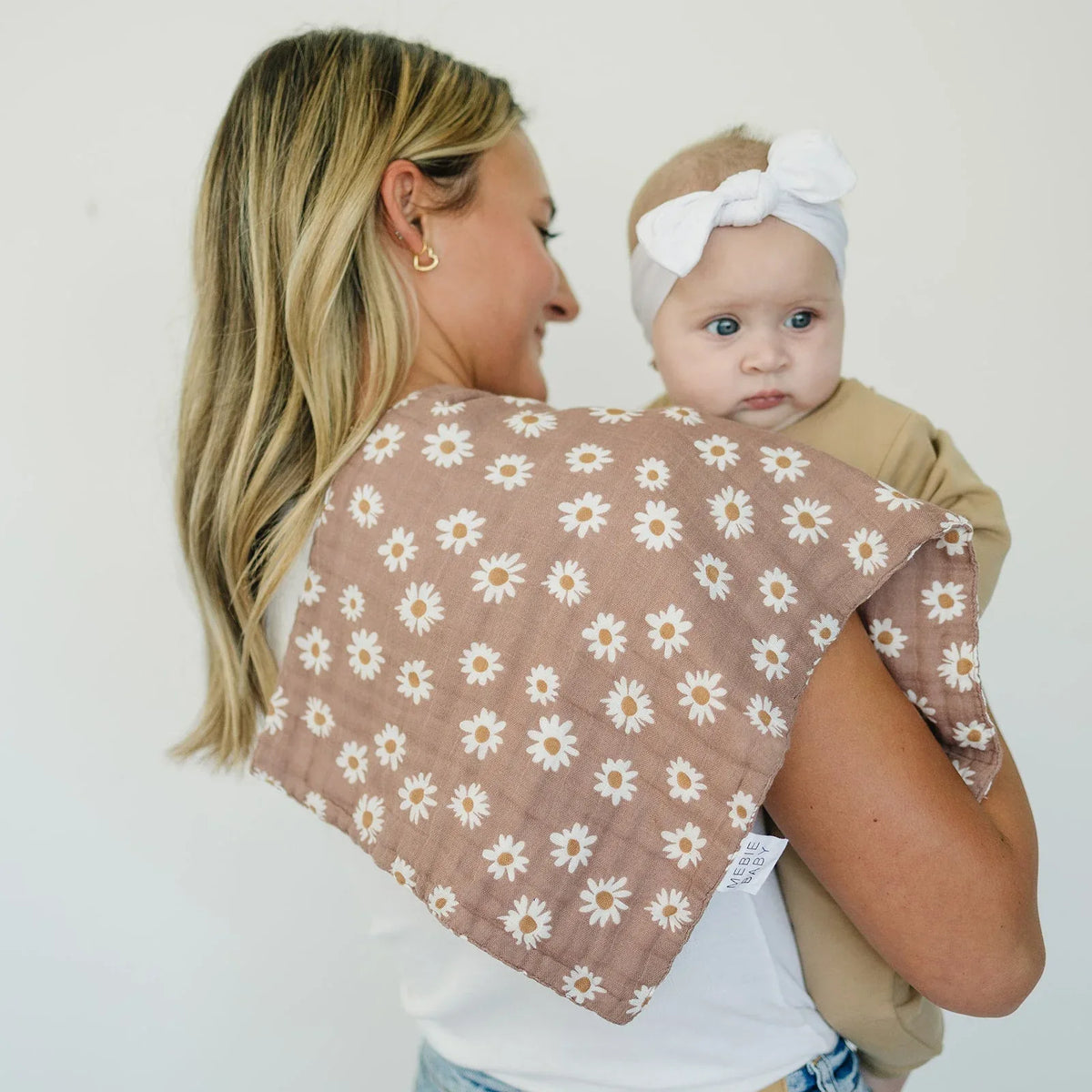 Daisy Dream Muslin Burp Cloth - BIG FRENCHIES