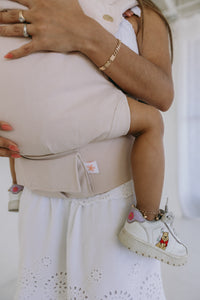 Coco Cream - Cotton Linen Baby Carrier (7-35 lbs)
