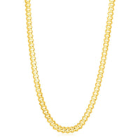 14k Yellow Gold High Polish Modern Lite Edge Chain (8.0mm)