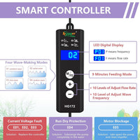 Hygger Aquarium Wave Maker 6W, 792 GPH Adjustable Circulation Pump