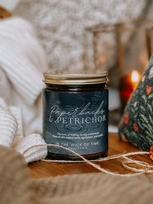 Paperbacks & Petrichor Candle - BIG FRENCHIES