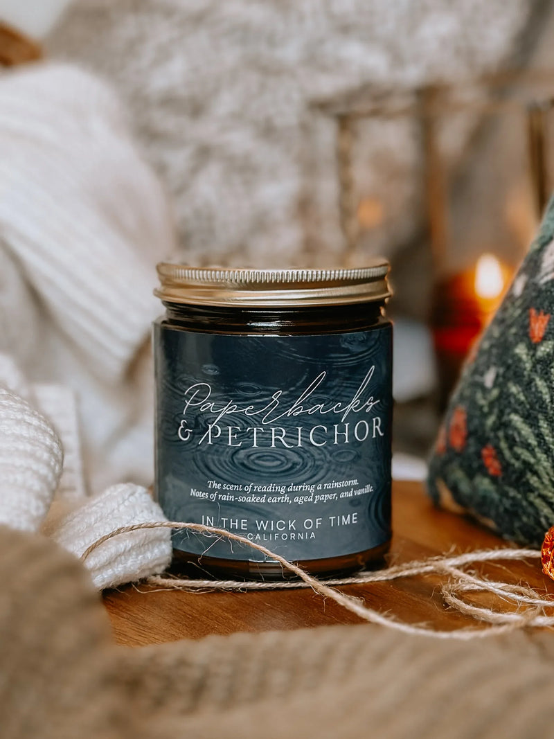 Paperbacks & Petrichor Candle - BIG FRENCHIES