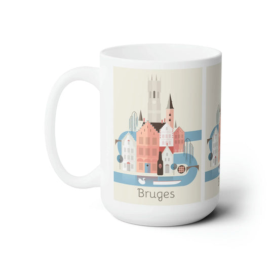 Bruges Ceramic Mug 11oz or 15oz - BIG FRENCHIES