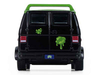 1983 GMC Vandura Van Gray Metallic and Black with Green Slime Graphics "Petey Da Fool" "Garbage Pail Kids" Series 8 1/64 Diecast Model Car by Greenlight