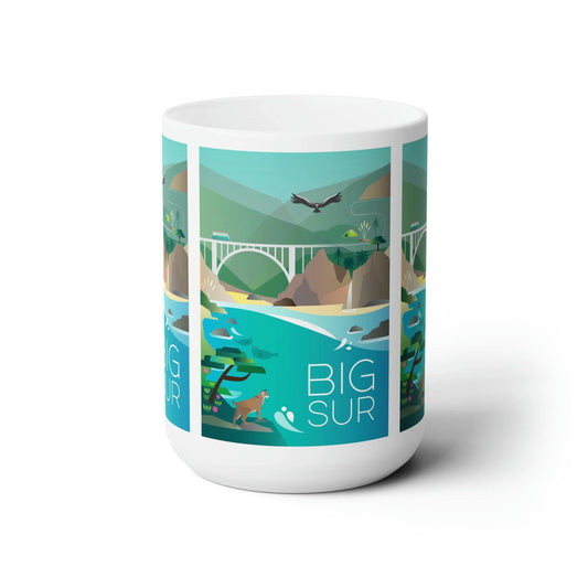 Big Sur Ceramic Mug 11oz or 15oz - BIG FRENCHIES