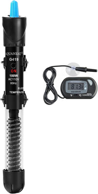 Aquarium Heater 25W-300W Adjustable Submersible Thermometer