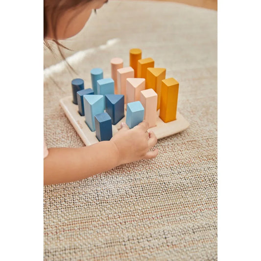 Geometric Peg Board - Orchard - BIG FRENCHIES