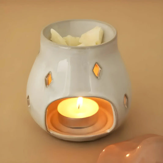 Pink Mushroom Wax Melt Warmer Ceramic - BIG FRENCHIES