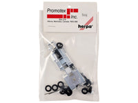Chrome Chassis Kit for Kenworth or Peterbilt Cab 1/87 (HO) Plastic Model by Promotex