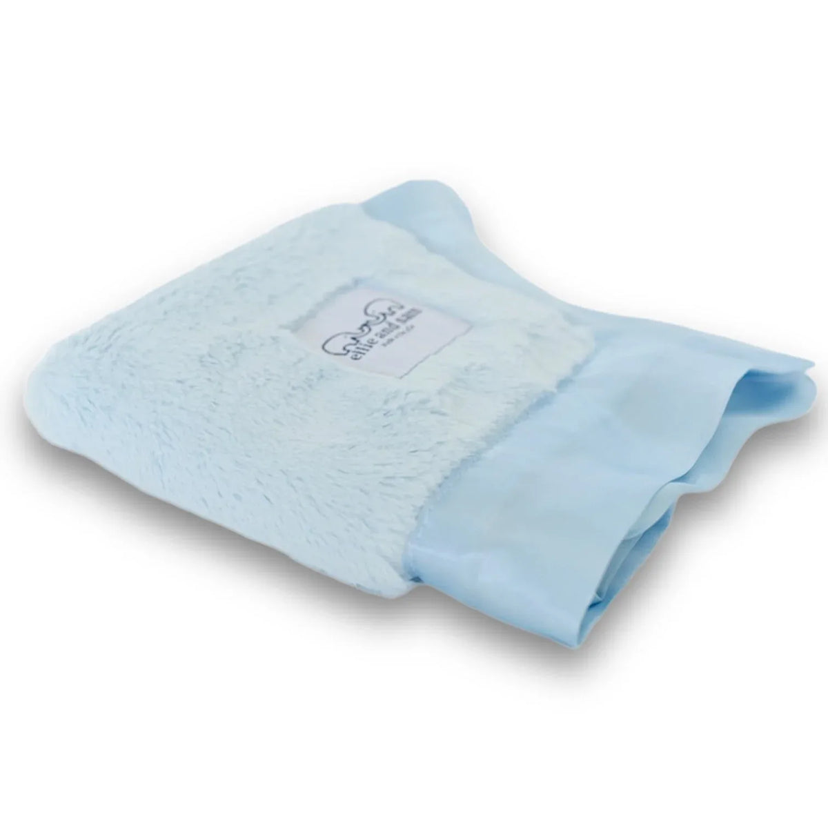 Luxury Satin Border Lovey - Blue - BIG FRENCHIES