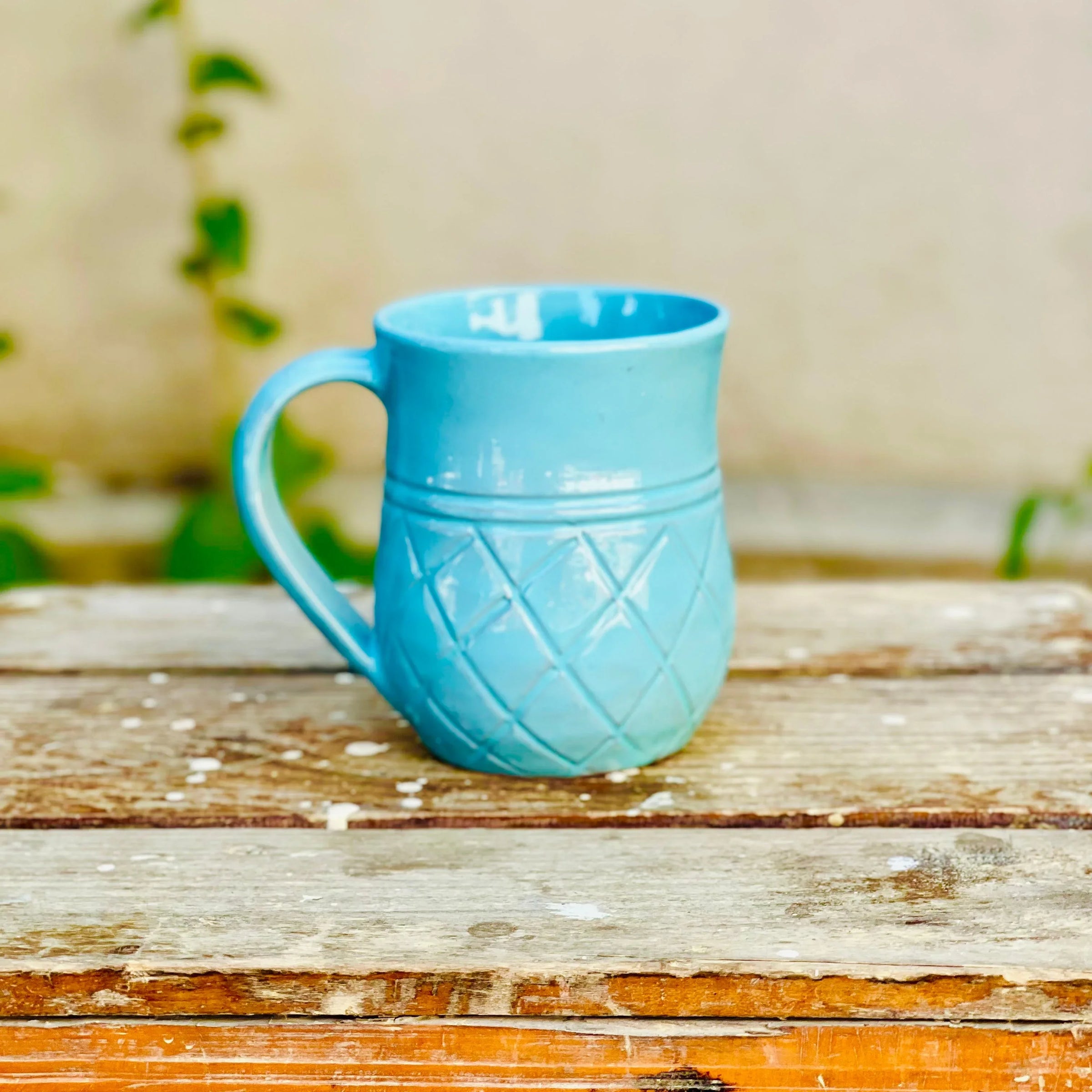 Ananas Mug- Brushed Pale Turquoise - BIG FRENCHIES