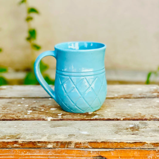 Ananas Mug- Brushed Pale Turquoise - BIG FRENCHIES