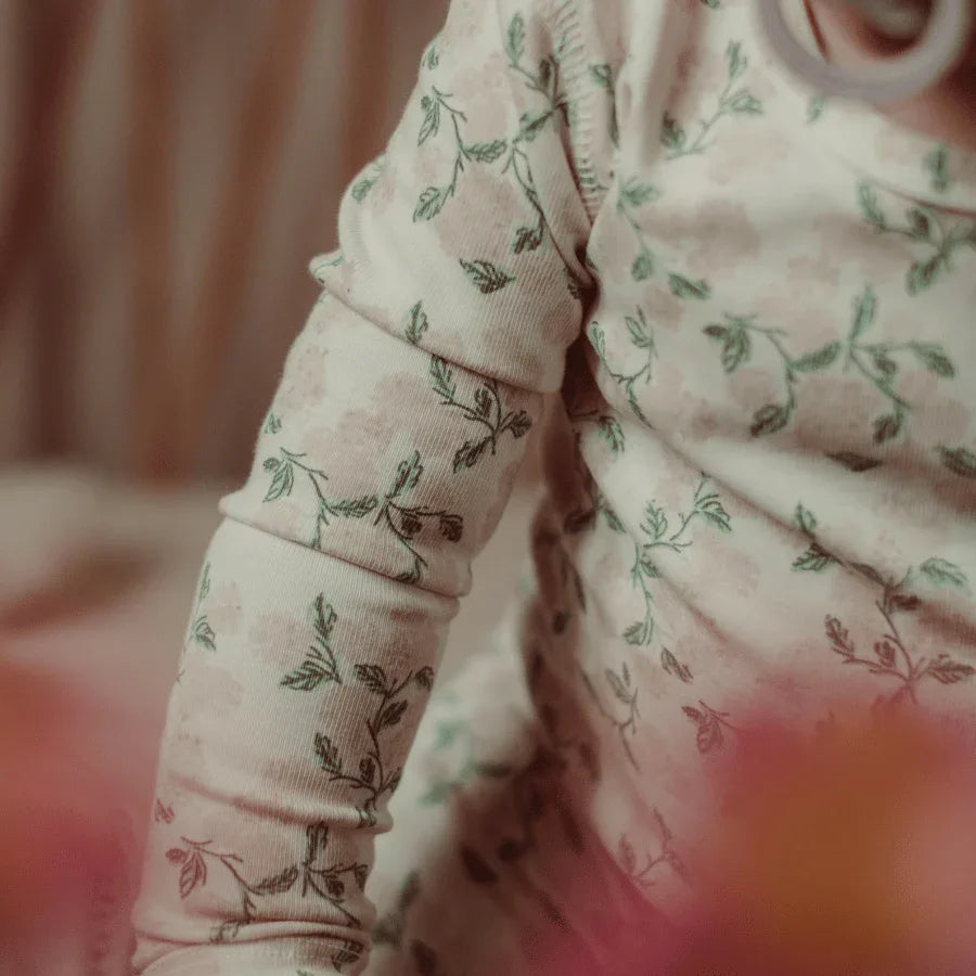 The Printed Romper - Hydrangea Pink - BIG FRENCHIES