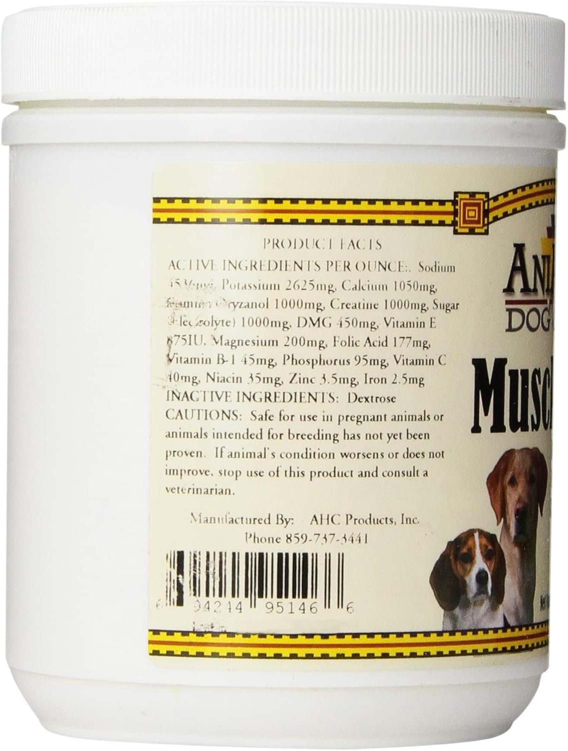 AniMed Muscle Up Powder for Dogs Muscle Recovery & Electrolyte Support 16 oz.
